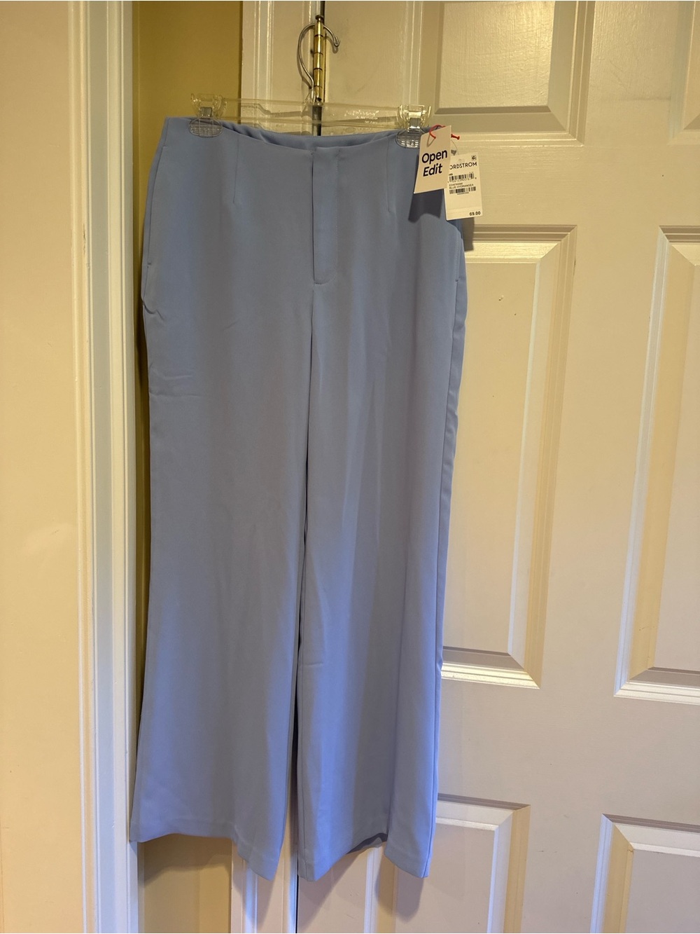 Open Edit Powder Blue Wide Leg Trousers NWT